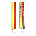 Diving Equipment Safety Signal Tube 1.8 M Inflatable Surface Marker Buoy